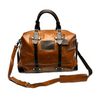 Leather Duffle Bag (Unisex) - Full Grain Leather Travel Bag - Carry On Weekender Overnight Duffel Bag 18 Inch.