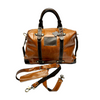 Leather Duffle Bag (Unisex) - Full Grain Leather Travel Bag - Carry On Weekender Overnight Duffel Bag 18 Inch.
