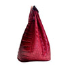 Classic Fashion Tote Handbag in Synthetic PU Leather with Crocodile Pattern
