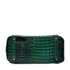 Classic Fashion Tote Handbag in Synthetic PU Leather with Crocodile Pattern