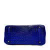 Classic Fashion Tote Handbag in Synthetic PU Leather with Crocodile Pattern