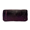 Classic Fashion Tote Handbag in Synthetic PU Leather with Crocodile Pattern